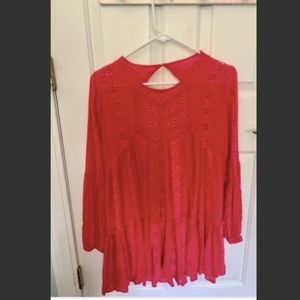 New Free People Sweetest Dream Pink Dress S